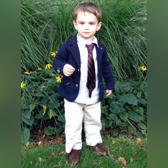 332. Boy’s Polo Ralph Lauren Silk Tie for Toddlers / Little Boys - Made in Italy - Picture 7 of 8